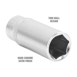 OEMTOOLS 22278 14 mm 1/4 Inch Drive Deep Socket Additional Image 2