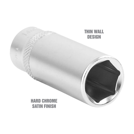 OEMTOOLS 22278 14 mm 1/4 Inch Drive Deep Socket Additional Image 2