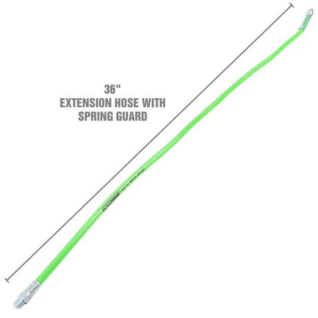 OEMTOOLS 87222 36in. Grease Hose with Spring Guard - 1/8in. NPT Additional Image 1