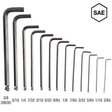 OEMTOOLS 24287 13 Piece SAE Hex Key Set Additional Image 1