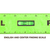 Mayes 10744 Polystyrene Level Rule (48 Inch) Additional Image 4