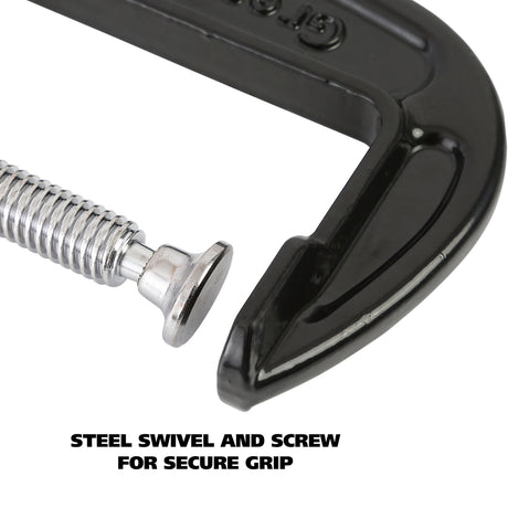 GreatNeck CC4 C-Clamp (4 Inch) Additional Image 4