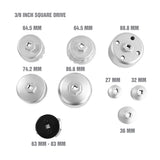 OEMTOOLS 27199 9 Piece Oil Filter Cap Wrench Set Additional Image 2