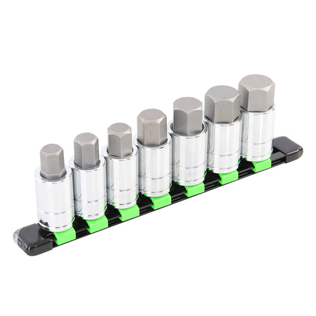 OEMTOOLS 22998 1/2 Inch Drive Metric Hex Bit Socket Set (7 Piece) Main Image