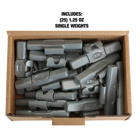 OEMTOOLS 23226 1.25 Oz. P Style Steel Wheel Weigh t- 1 Box of 25 Additional Image 4