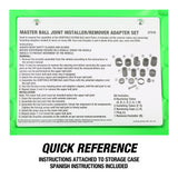 OEMTOOLS 37310 Master Ball Joint Installer/Remover Adapter Set Additional Image 5