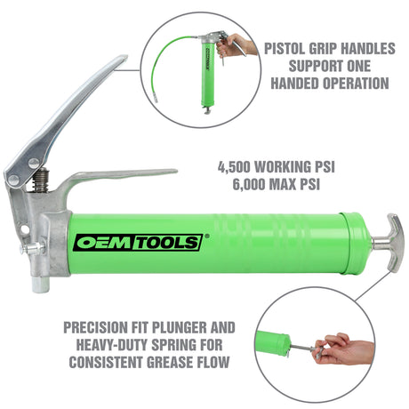 OEMTOOLS 87203 Pistol Grip Grease Gun Additional Image 2
