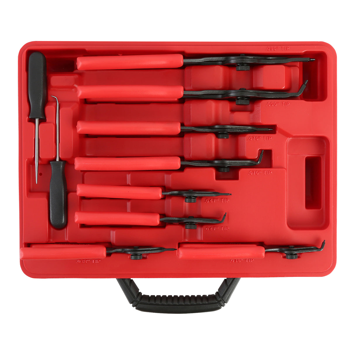 OEMTOOLS 27180 10 Piece Snap Ring Pliers Set Additional Image 1