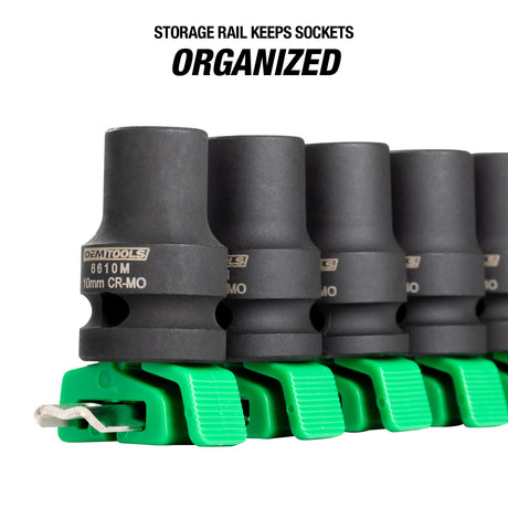 OEMTOOLS 25591 10 Piece 1/2in. Drive Impact Socket Set - Metric Additional Image 5