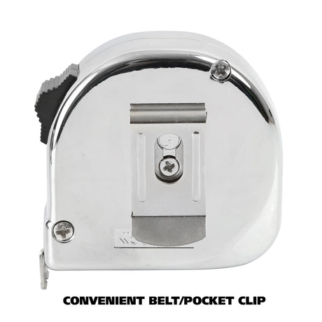 GreatNeck C125I ExtraMark™ Chrome Tape Measure (12 Ft. x 5/8 Inch) Additional Image 2