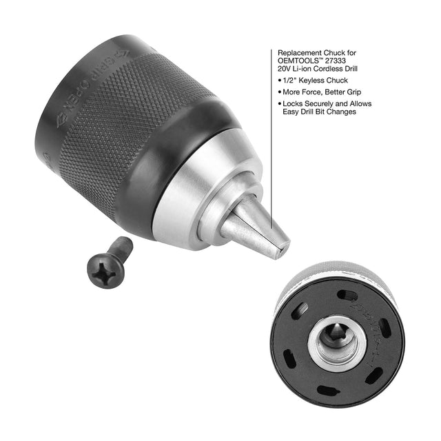 OEMTOOLS 27333C Replacement Chuck Main Image