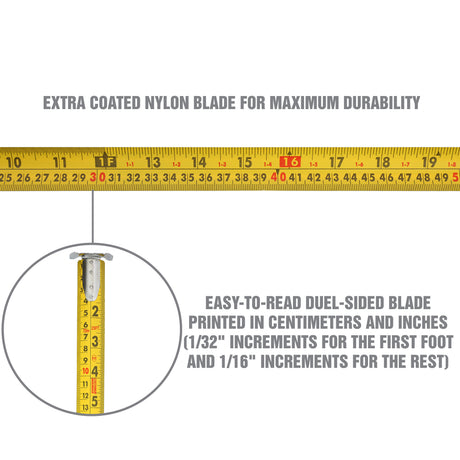 OEMTOOLS 25698 16 Ft. Tape Measure Additional Image 2