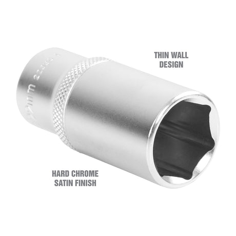 OEMTOOLS 22336 22 mm 3/8 Inch Drive Deep Socket Additional Image 2