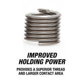 OEMTOOLS 25629 Thread Repair Insert - Metric M8 - 1.25 (10 Piece) Additional Image 2