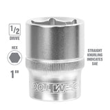 OEMTOOLS 22368 1 Inch 1/2 Inch Drive Socket Additional Image 1