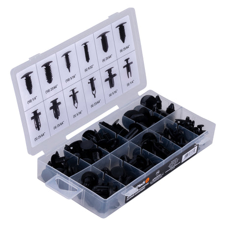 GreatNeck 68235 80-Piece Plastic Automotive Fastener Assortment Main Image