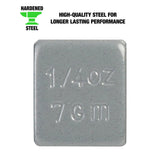 OEMTOOLS 23201 0.25 Oz. Steel Adhesive Wheel Weights, 10 Lb. Roll, 640 Pieces Additional Image 1