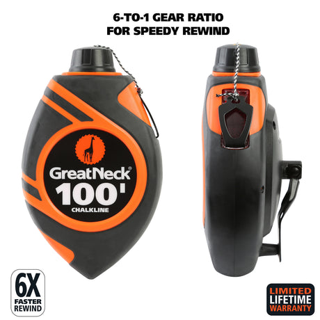 GreatNeck 74601 6-to-1 Chalk Reel Additional Image 1