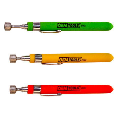 OEMTOOLS 24922 Neon Pocket Telescoping Magnetic Pick-Up Tool Main Image