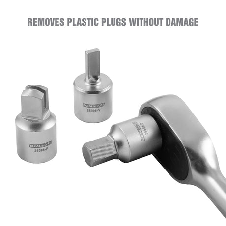 OEMTOOLS 25098 Plastic Oil Drain Plug Removal Set Additional Image 6