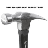 GreatNeck HG16S Fiberglass Straight Claw Hammer (16 Oz.) Additional Image 3