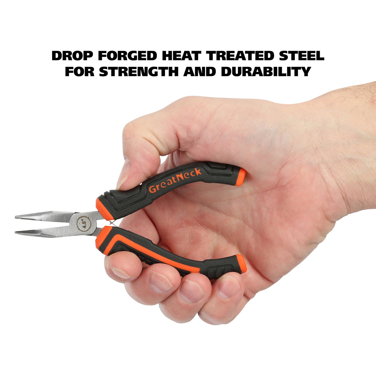 GreatNeck HBN4C Bent Nose Hobby Pliers (4-1/2 Inch) Additional Image 5