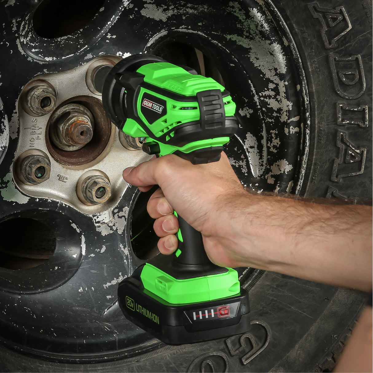 OEMTOOLS 24481 Heavy Duty 1/2in. Drive Li-ion Impact Wrench Additional Image 7