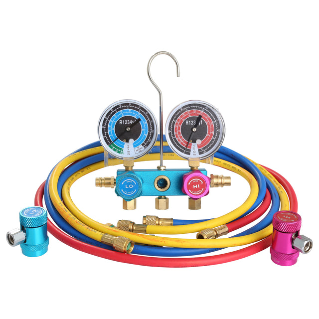OEMTOOLS 24559 R1234yf Manifold Gauge and Hose Set Main Image