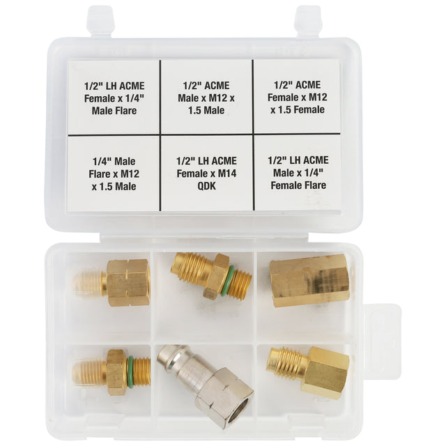 OEMTOOLS 25091 R1234yf Manifold Hose Adapter Assortment Main Image
