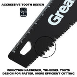 GreatNeck 74003 15 Inch Aggressive Tooth Handsaw w/ Aluminum Frame Composite Handle Additional Image 4