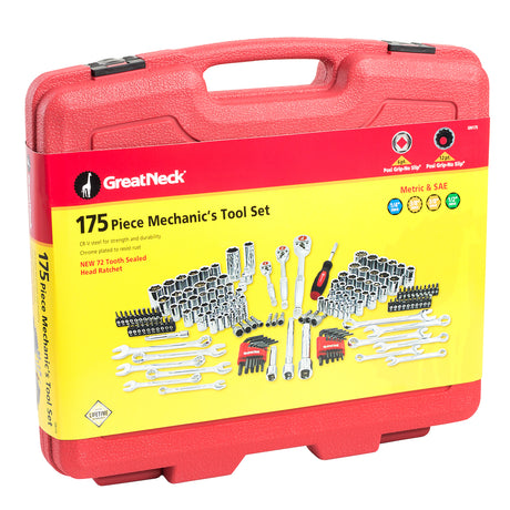 GreatNeck GN175 Mechanic's Tool Set (175-Piece) Additional Image 4