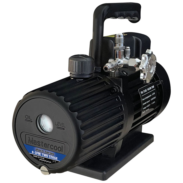 Mastercool 90066-2V-110-BL Black Series 6CFM 2Stage Vacuum Pump Main Image