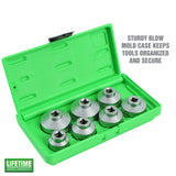 OEMTOOLS 27197 7 Piece 3/8 Inch Drive Oil Filter Cap Removal Socket Set Additional Image 1