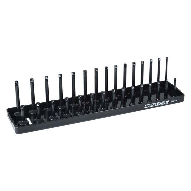 OEMTOOLS 22209 3/8in. Drive Socket Tray (Metric) Main Image