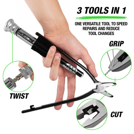 OEMTOOLS 22662 9-inch Reversible Wire Twister Pliers with Wire Additional Image 2