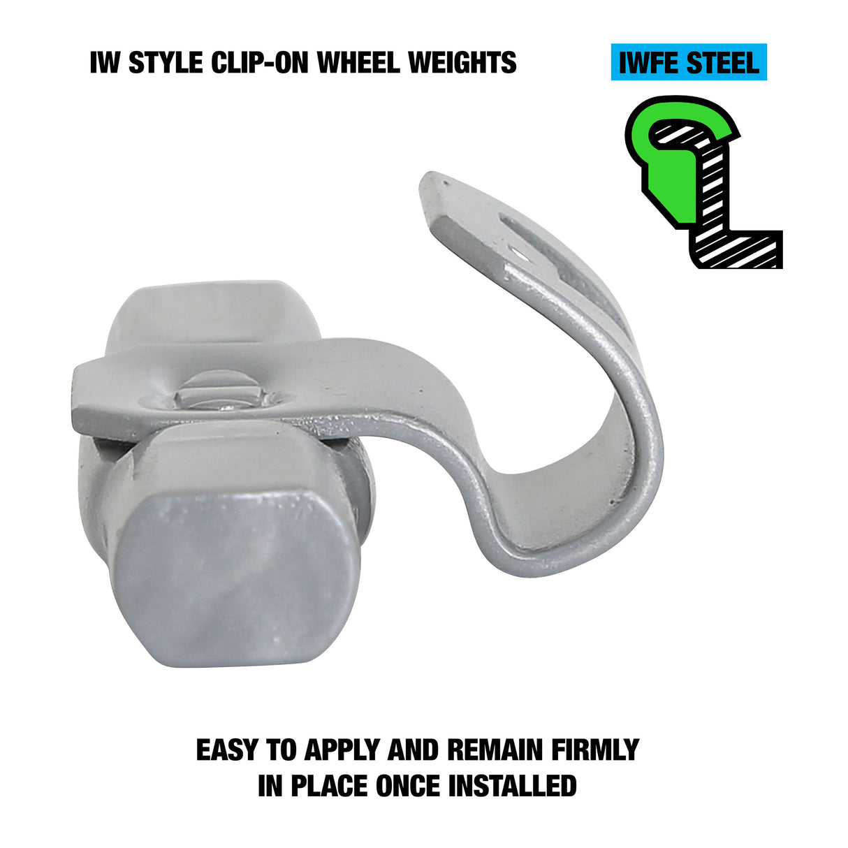 OEMTOOLS 23271 20 gm. IW Style Steel Wheel Weight - 1 Box of 25 Additional Image 2