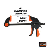 GreatNeck 59000 Ratcheting Bar Clamp (6 Inch) Additional Image 1