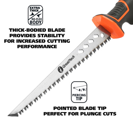 GreatNeck 74027 Rasping Jab Saw and Sheath Additional Image 2