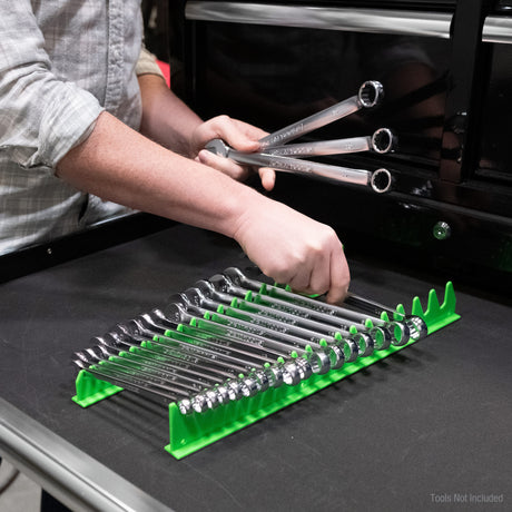 OEMTOOLS 22217 40 Wrench Magnetic Organizing Rails-Green Additional Image 6