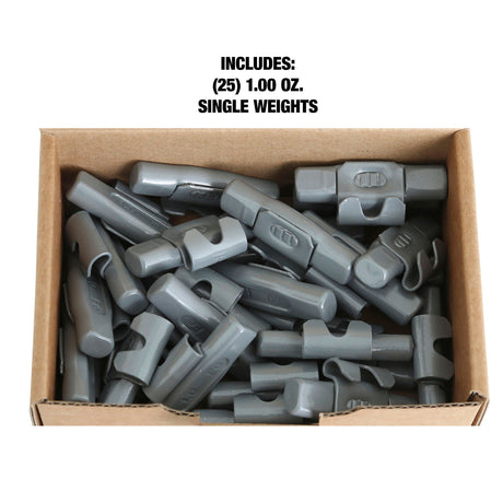 OEMTOOLS 23285 1.00 Oz. LH Style Steel Wheel Weight - 1 Box of 25 Additional Image 4