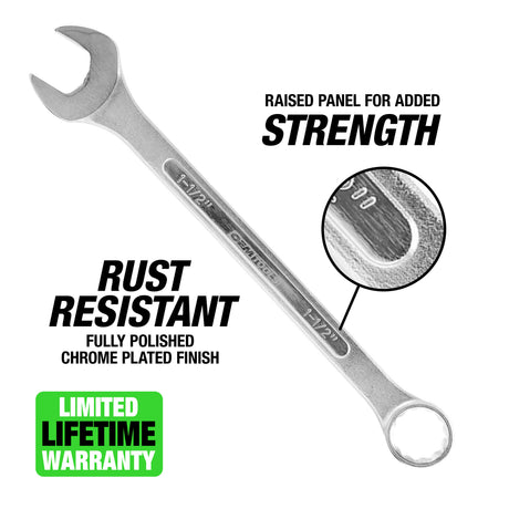 OEMTOOLS 22108 1-1/2 Inch Jumbo Combination Wrench Additional Image 1
