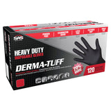 SAS 66584 Derma-Tuff Nitrile Glove Black (2 Boxes of 120) - XL Additional Image 2