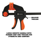 GreatNeck 59000 Ratcheting Bar Clamp (6 Inch) Additional Image 5
