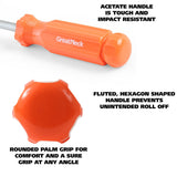 GreatNeck 73332 #3 x 4 Inch Round Shank Screwdriver Additional Image 1
