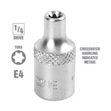 OEMTOOLS 22800 E14 1/4 Inch Drive External Star Socket Additional Image 1