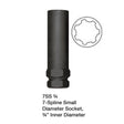 OEMTOOLS 24447PPK3 7SS 3/4in. 7-Spline (3-Pack) Main Image
