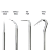 OEMTOOLS 25940 4 Piece 14 Inch Jumbo Pick Set Additional Image 2