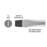 OEMTOOLS 22550 1/4in. x 1-1/2in. Slotted Screwdriver Additional Image 2
