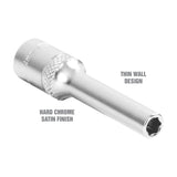 OEMTOOLS 22266 1/4 Inch Drive 6 Pt. Deep Socket (4 mm) Additional Image 2