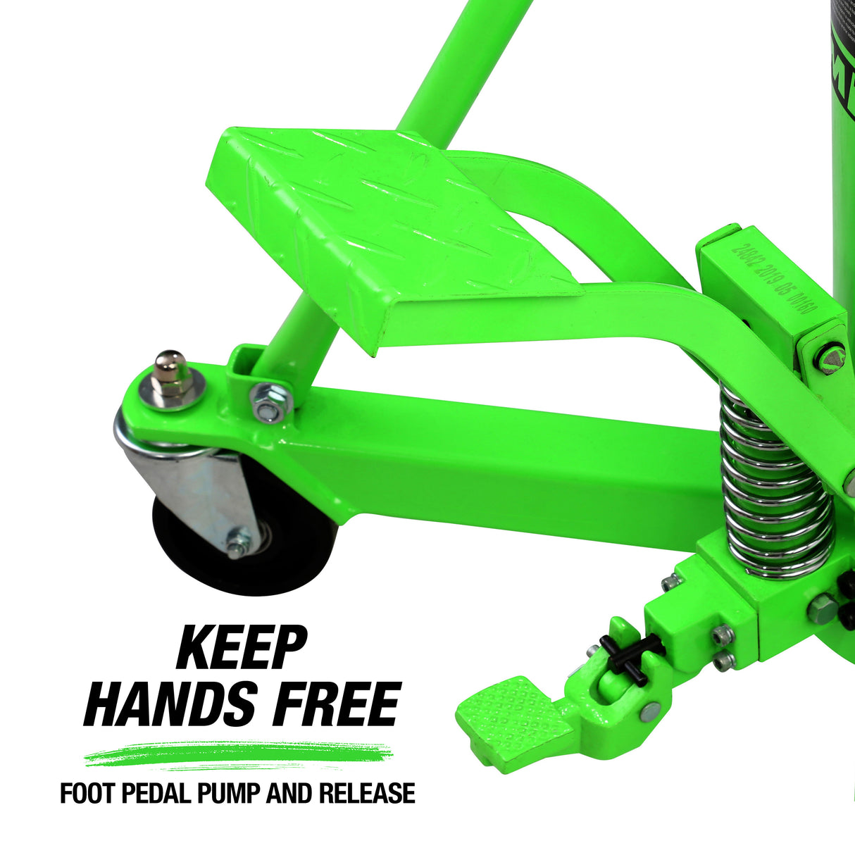 OEMTOOLS 26842 1 Ton 2 Stage Telescoping Transmission Jack Additional Image 6
